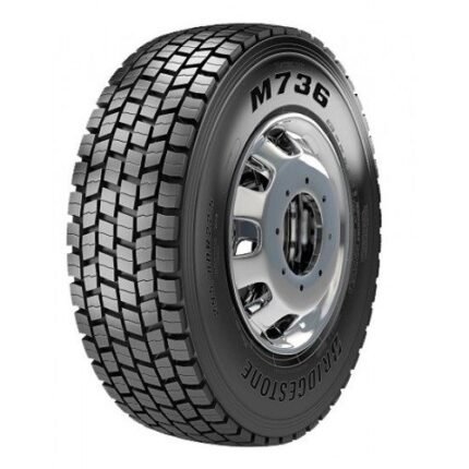 Pneu 27580R22.5 aro 22.5 Bridgestone M736 149146L